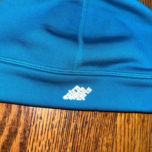Eastern Mountain Sports Polartec Fleece Lined Beanie Hat Blue Winter Warm - Picture 3 of 5
